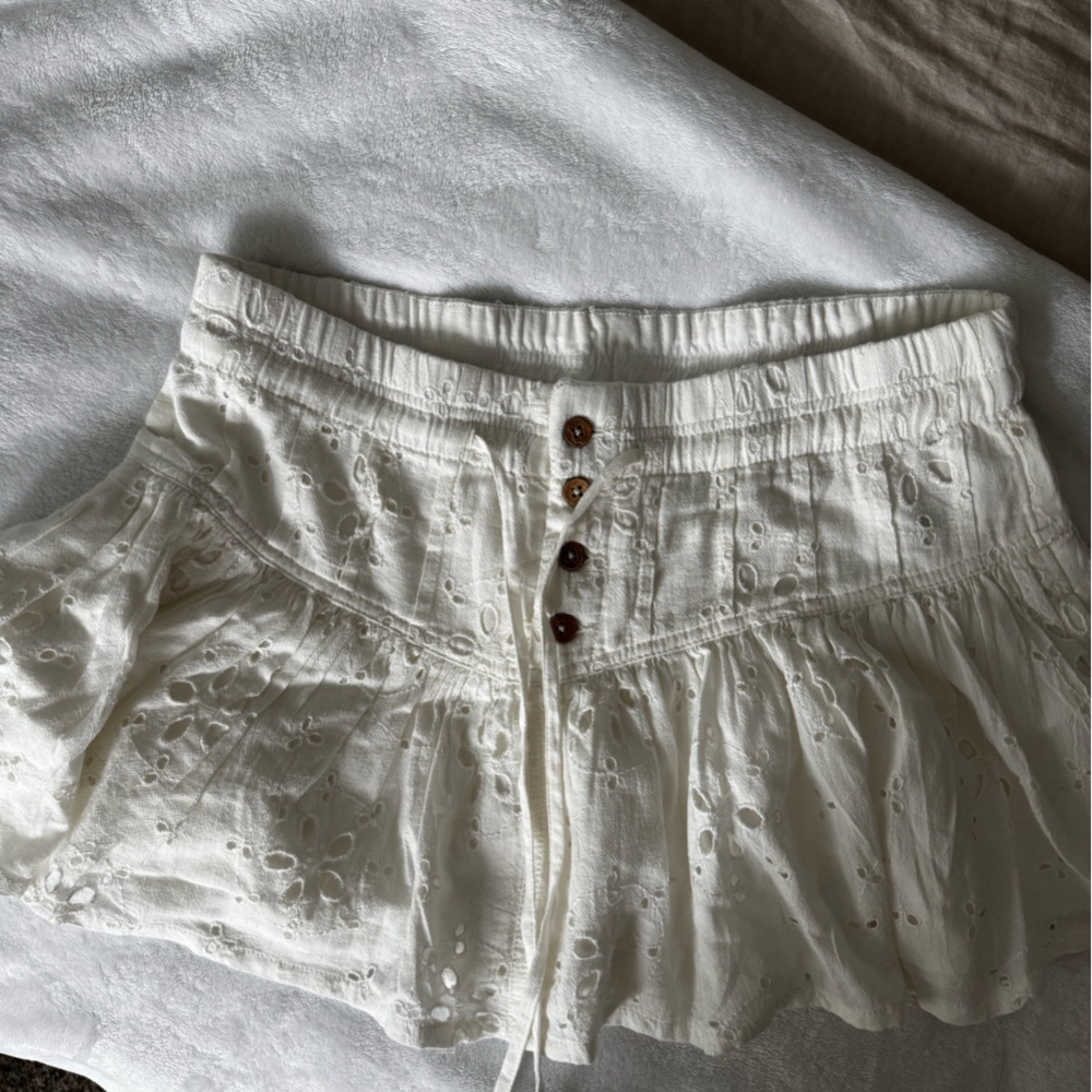 White Eyelet Women's Top